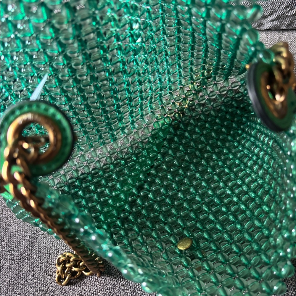 Kurt Geiger Emerald Beaded Shoulder Bag - Picture 8 of 8